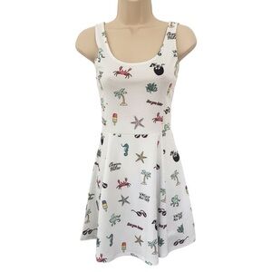 Divided H&M Vacay Print Dress size US 4